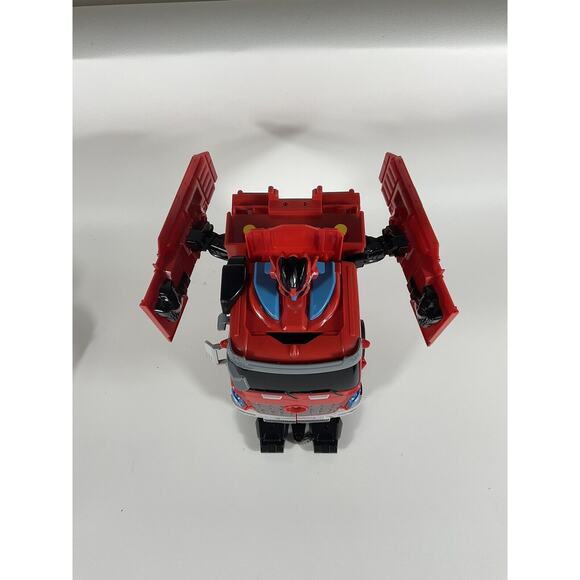 Transformers Firetruck Lights/Sounds Inferno Hot Spot Pyra Magna Optimus Prime - Picture 5 of 11